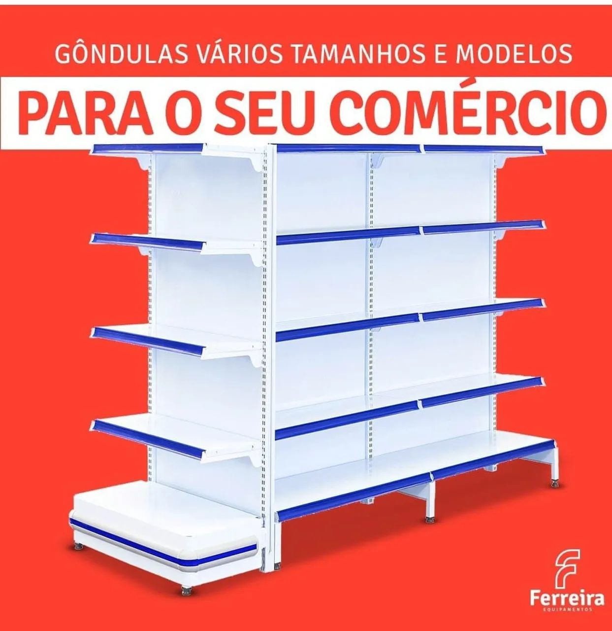 Gôndolas prateleiras pra comércio parede e centro novas 