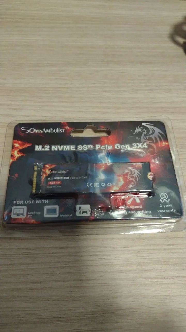 SSD NVME 120GB