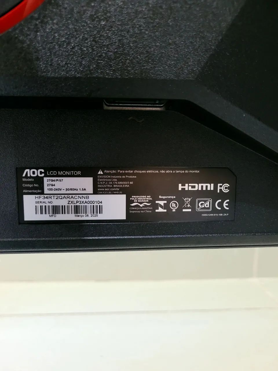 Monitor AOC 27' 
