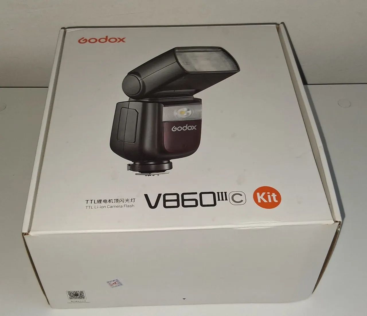 Flash Godox para Canon V860 III Ttl Hss com luz de modelagem ...