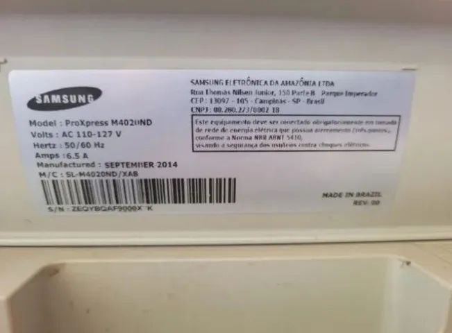 IMPRESSORA SAMSUNG PROEXPRESS M4020 BEM CONSERVADA COM TOENR - Foto 5