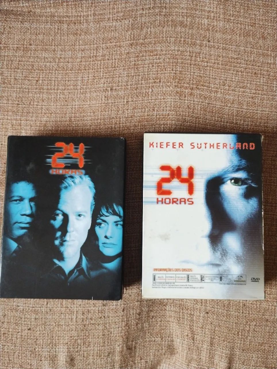 Box da série 24 Horas, com o ator Kiefer Sutherland, (primeira