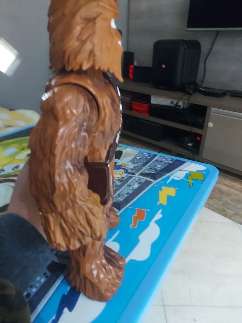 Chewbacca boneco star wars usado. 26cm.  - Foto 4