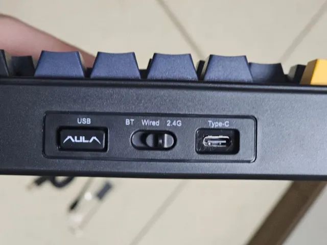 Teclado Mecânico AULA F75 - Thunder Black - Foto 4