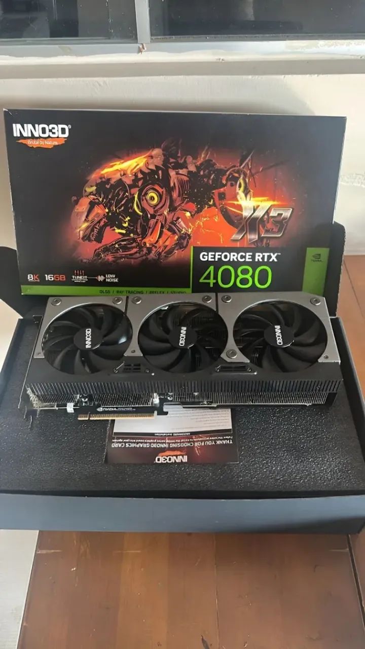 Placa De Video Rtx 4080 X3 Oc 16gb Inno3d