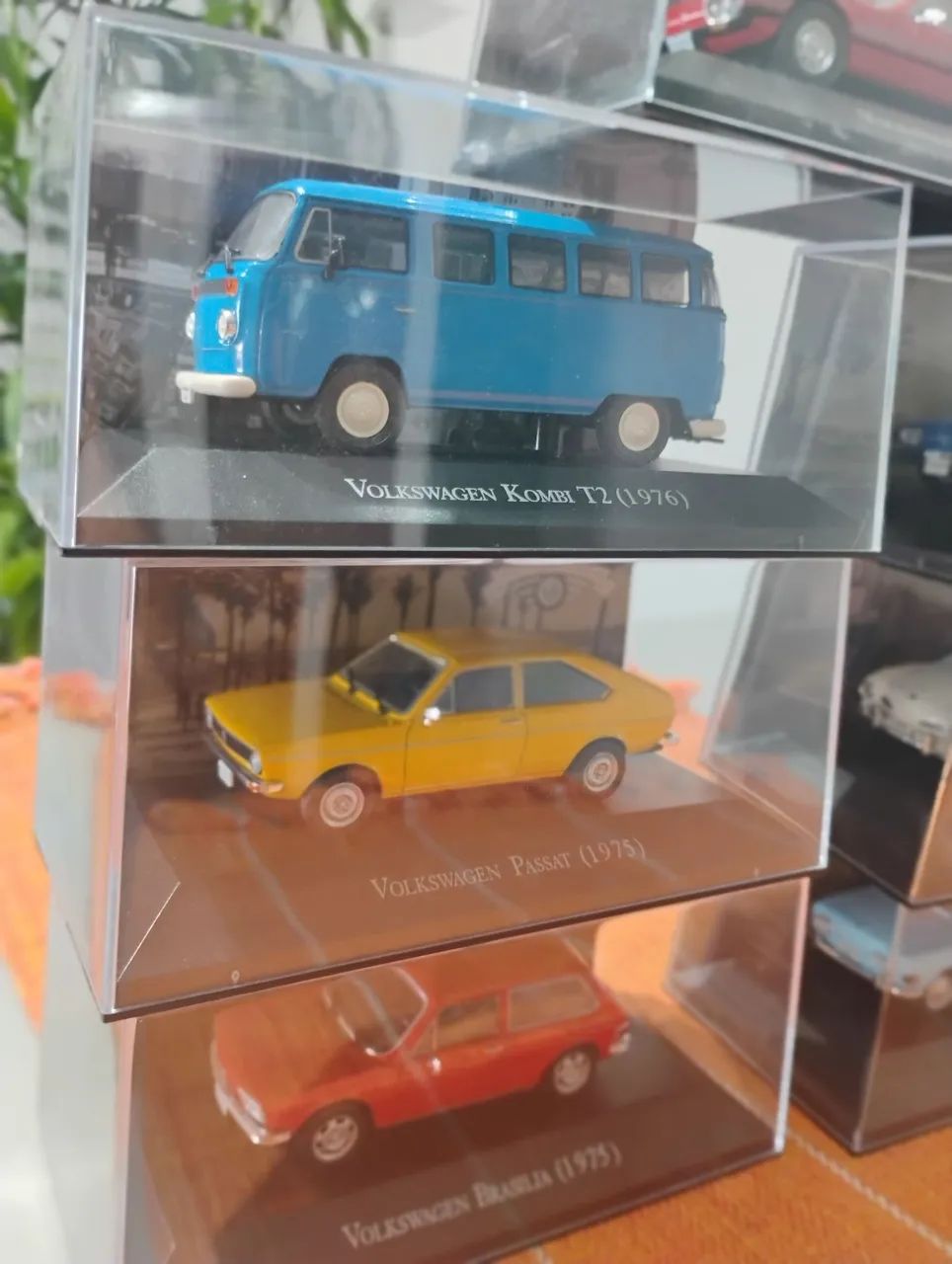 MINIATURAS VW SP2, VARIANT, PASSAT, BRASÍLIA, TL, KOMBI E KARMANN
