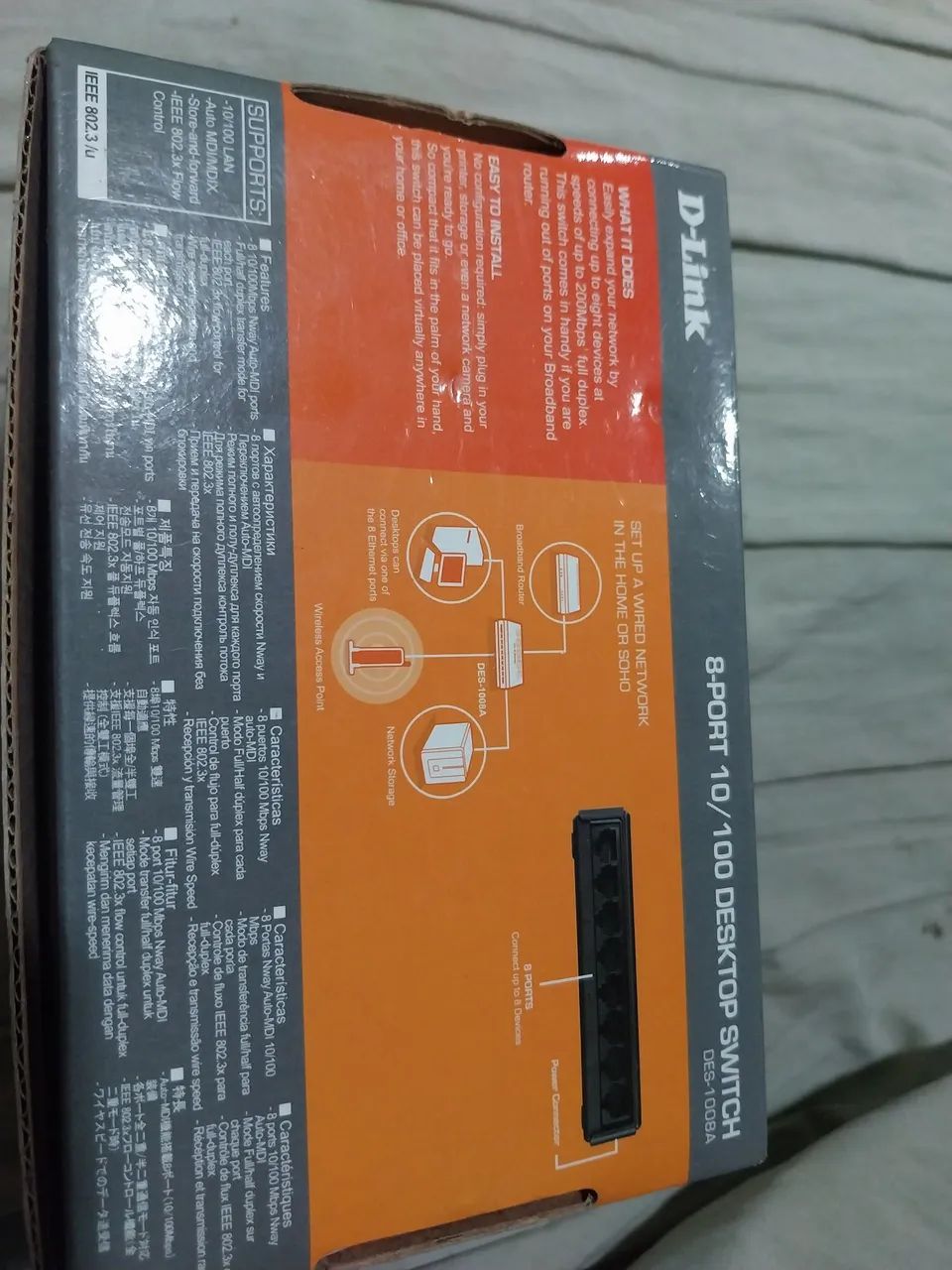 Switch  Lan  8 portas  - Foto 4