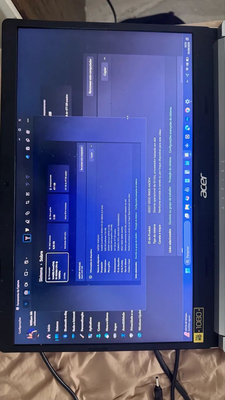 NOTEBOOK ACER A515 - Foto 4