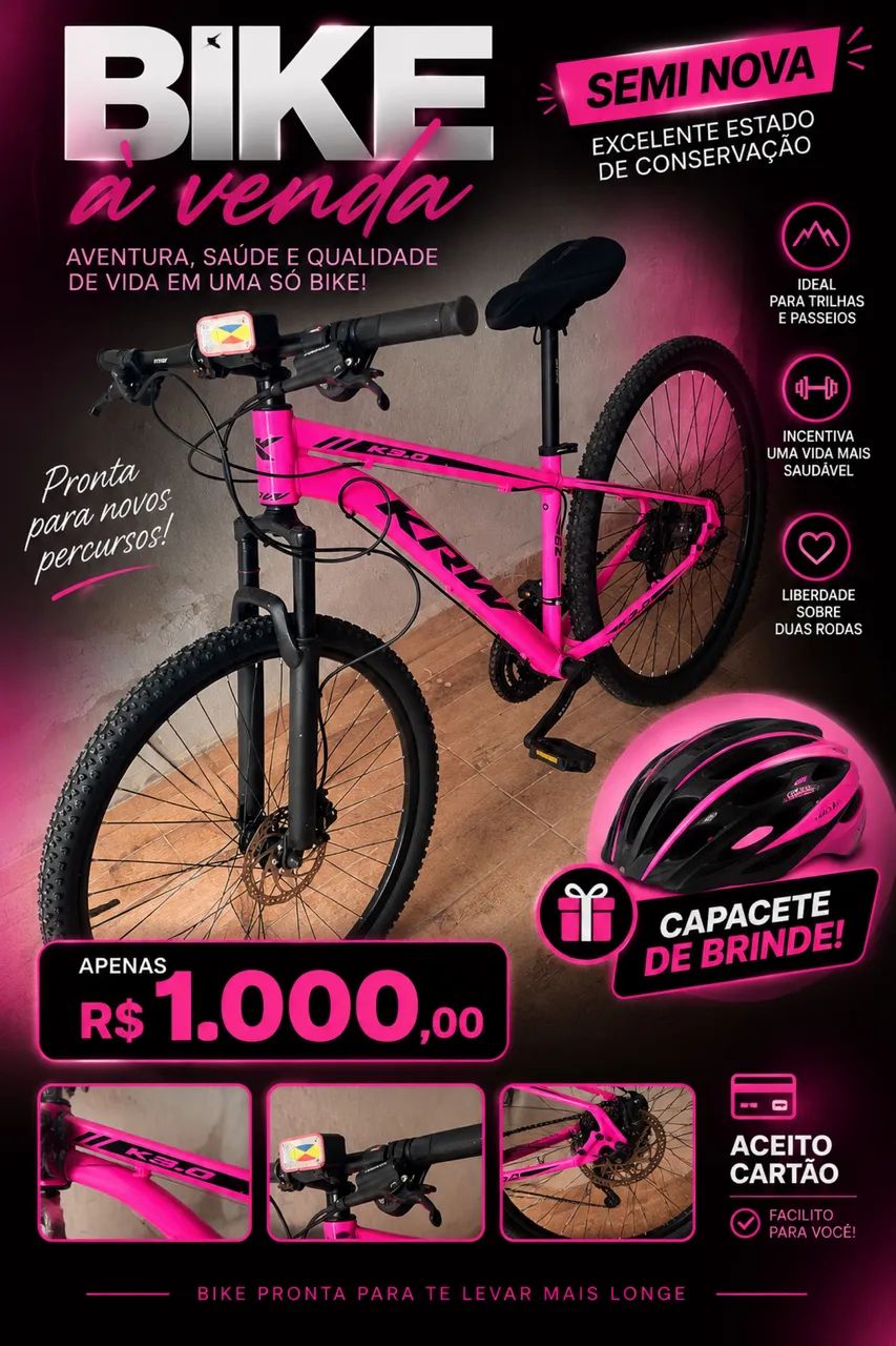 Bike semi nova 