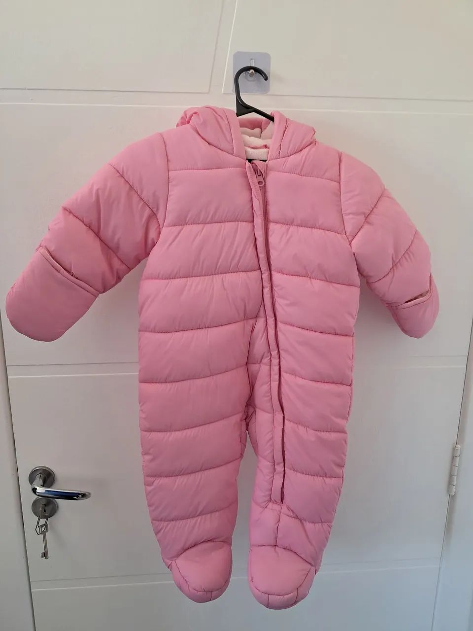 Casaco Tip Top Inverno Macacão Puffer Bebê 