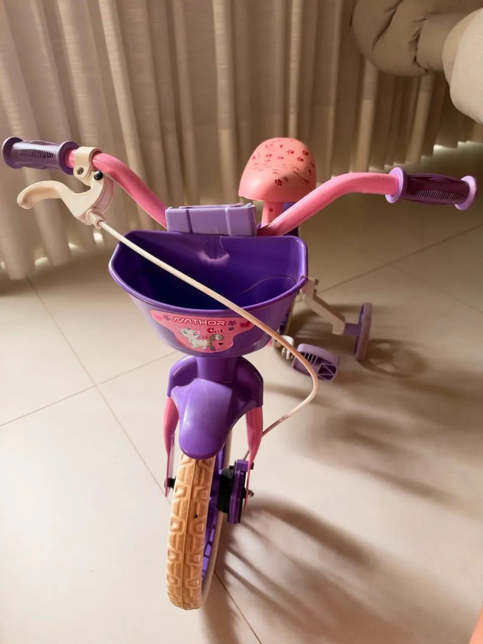Bicicleta infantil com cestinha - Foto 2