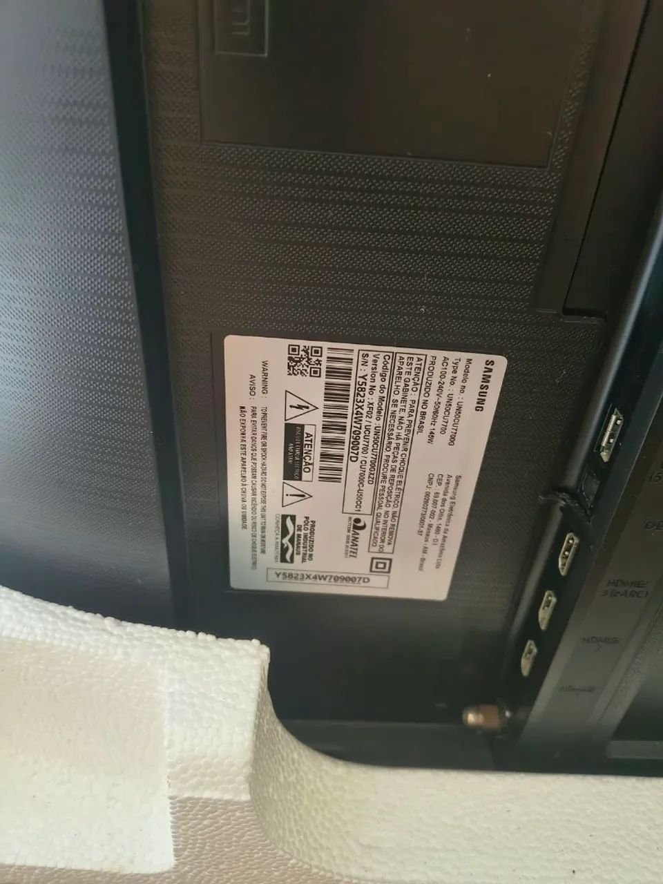 Vendo Tv 50 polegadas com DEFEITO. - Foto 3