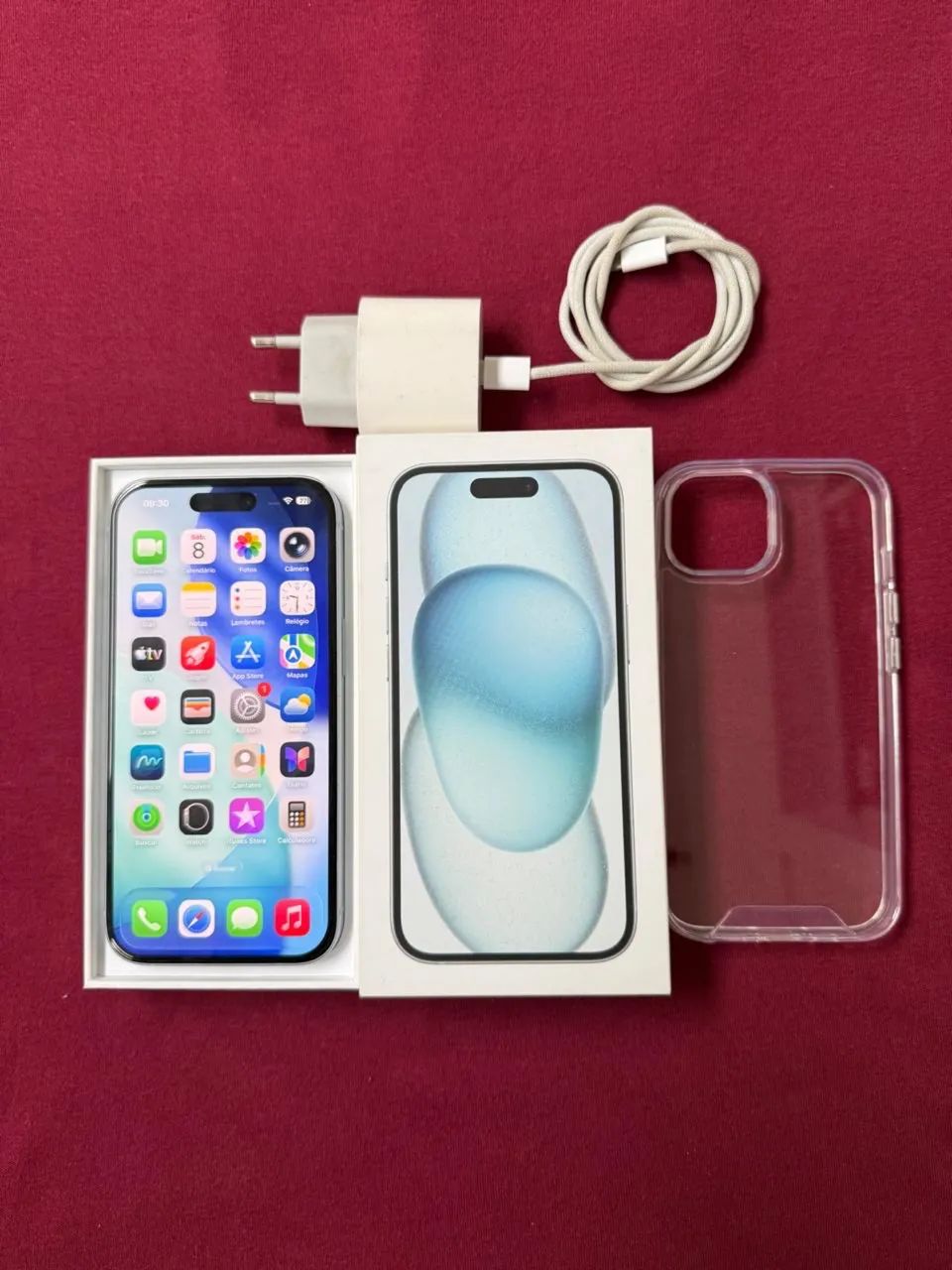 iPhone 15 branco 128 gigas sem ofertas  - Foto 2