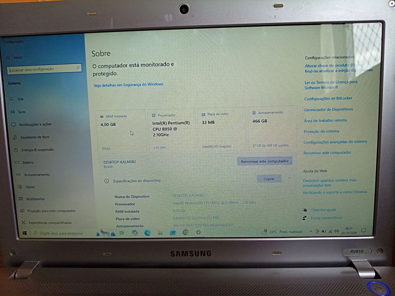 NOTEBOOK SAMSUNG  - Foto 2