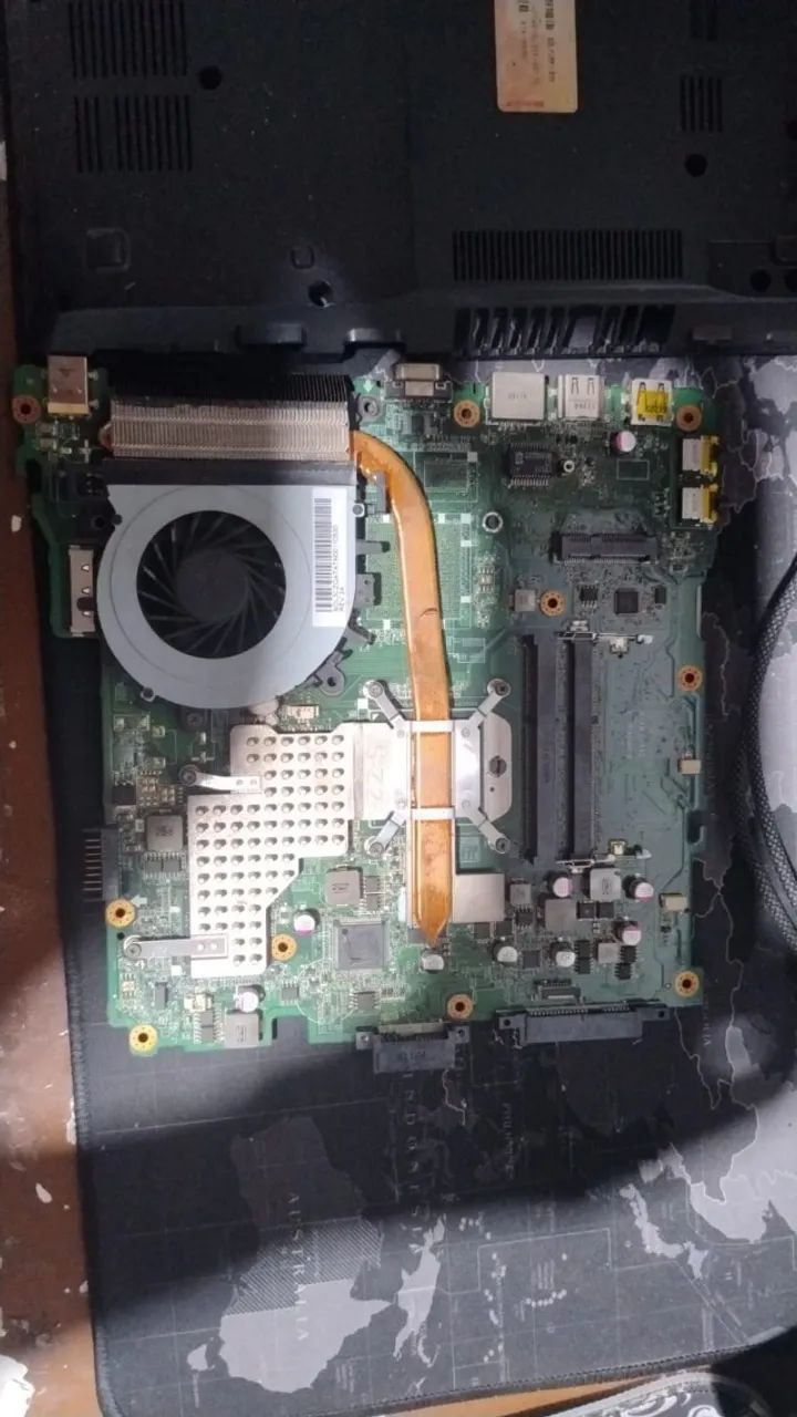 Placa de notebook precisa de reparo- Placa-Mãe Notebook Acer Aspire 4252 - Série V452 - Foto 2