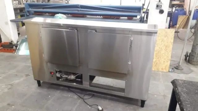 expositora vitrine em inox a pronta entrega  - Foto 3