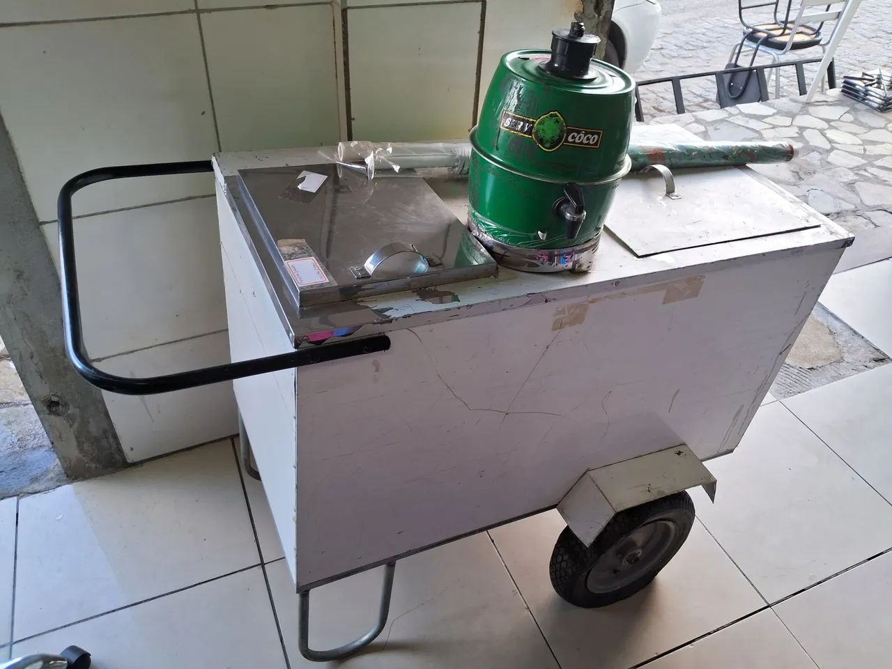 Carrinho de coco para ambulante 