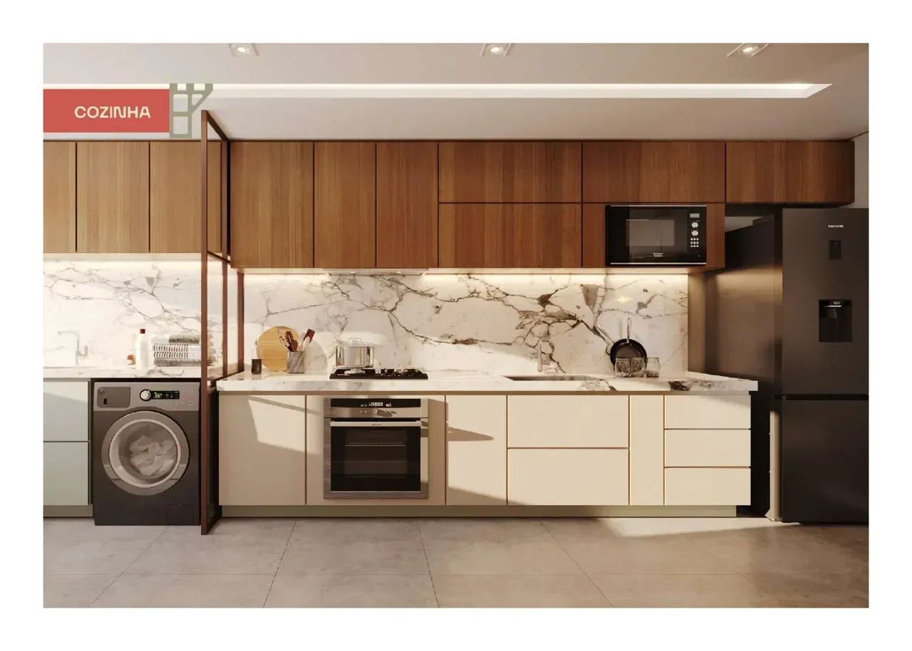 3 quartos, 60m²,  com varanda gourmet no Rosarinho. - Foto 2