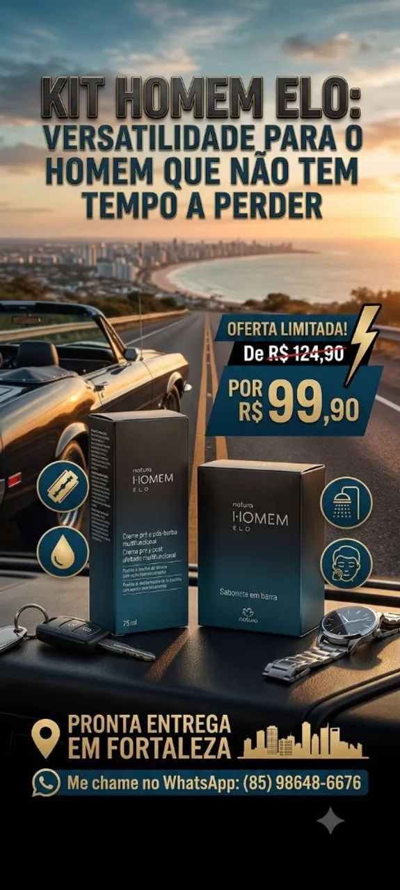 Kit Natura Homem Elo - Foto 2