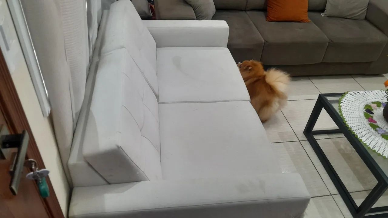 Vendo sofá de dois lugares 65204303889665123