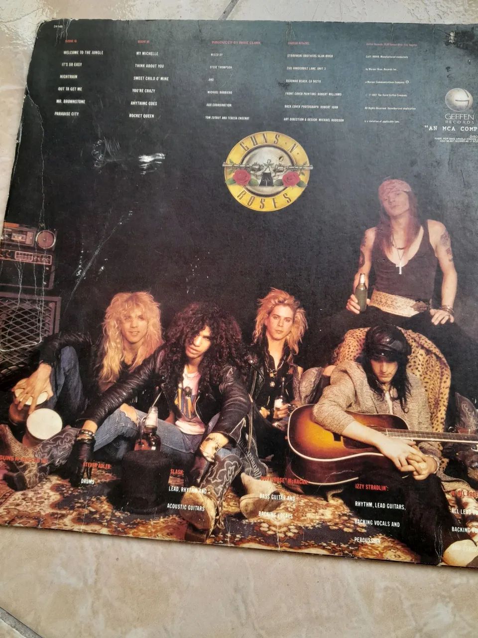 LP Guns N Roses - Appetite For Destruction - Disco de Vinil - Ótimo Estado - Foto 2