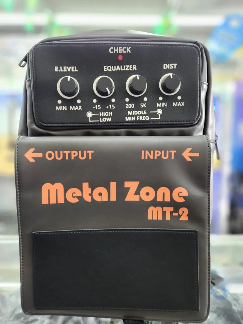 Mochila estilo pedal BOSS Metal Zone MT-2- NOVO