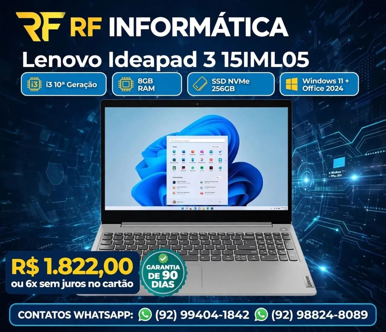Notebook Lenovo ideapad 
