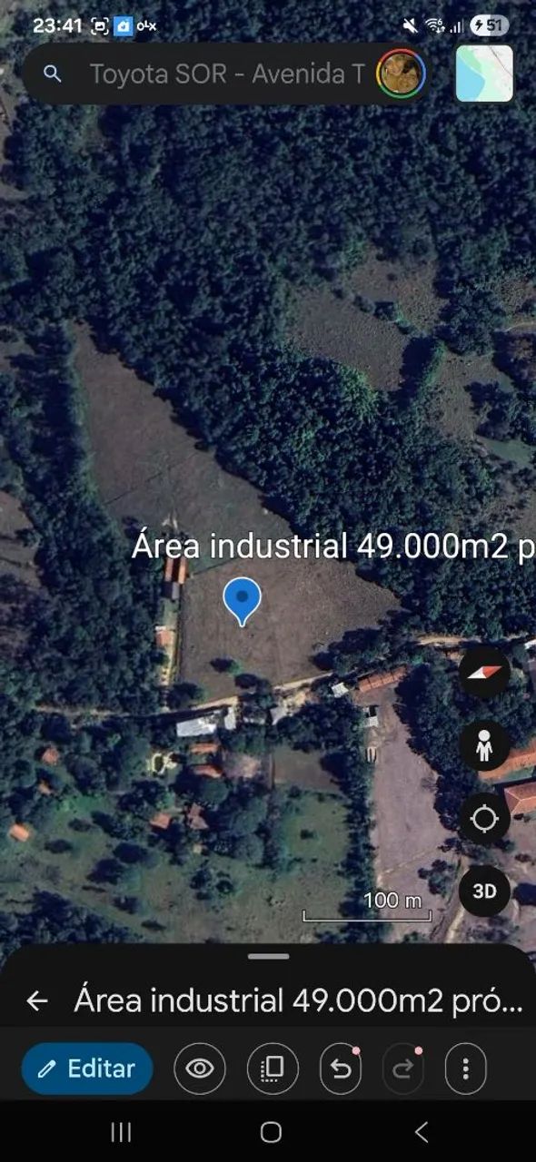 ÁREA INDUSTRIAL PRÓXIMO À TOYOTA  49.000 m2 - Foto 3