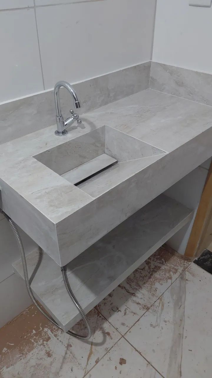 Pia com bancada lateral  - Foto 3