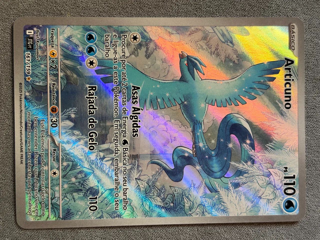 Carta Pokémon - Articuno 161/159 NM