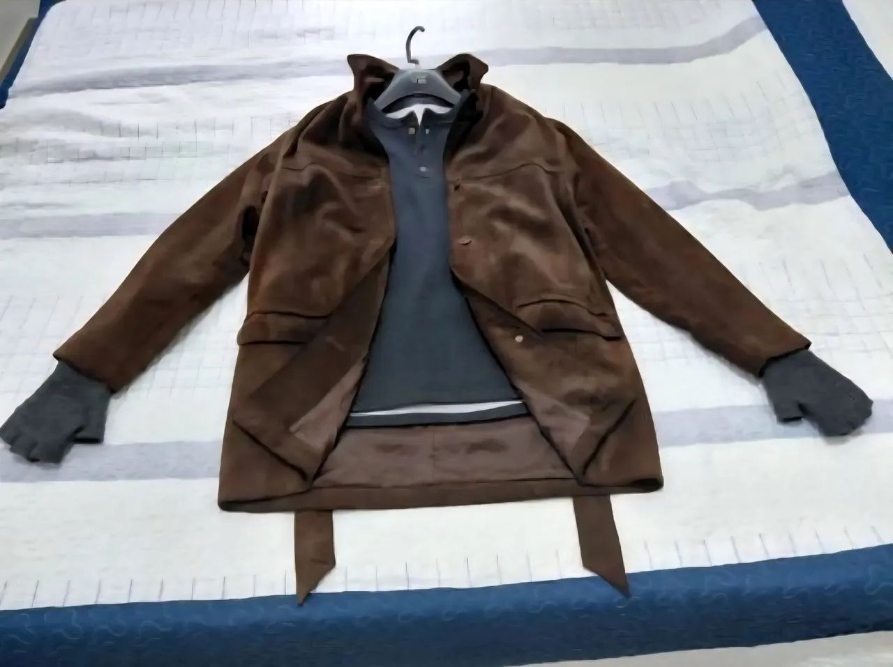 Jaqueta Casaco de couro vintage gap - Foto 2