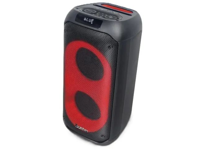 Caixa de Som Bomber Party 600 TWS Bluetooth LED USB - Nova Lacrada