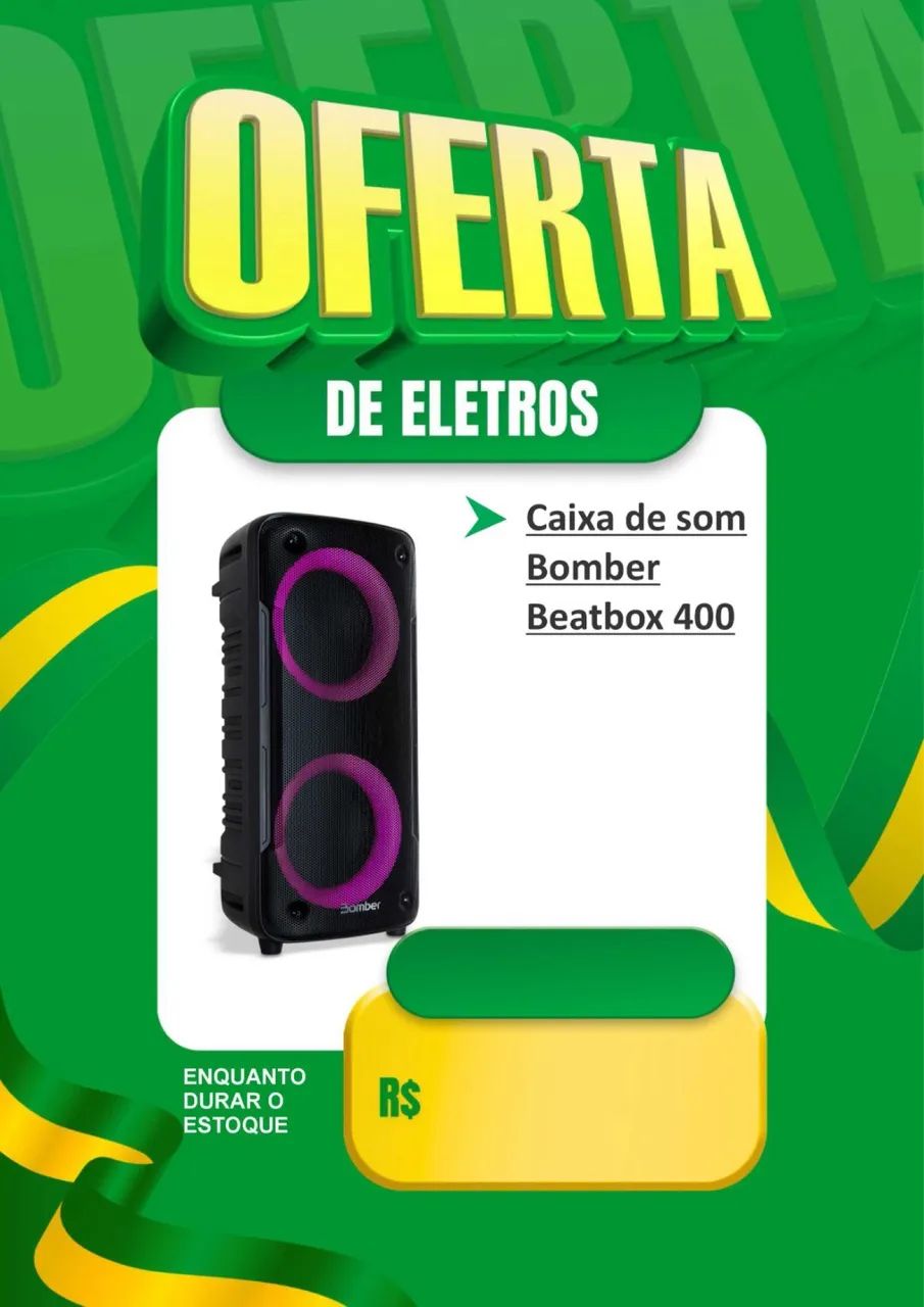 Caixa de som BOMBER  - Foto 2