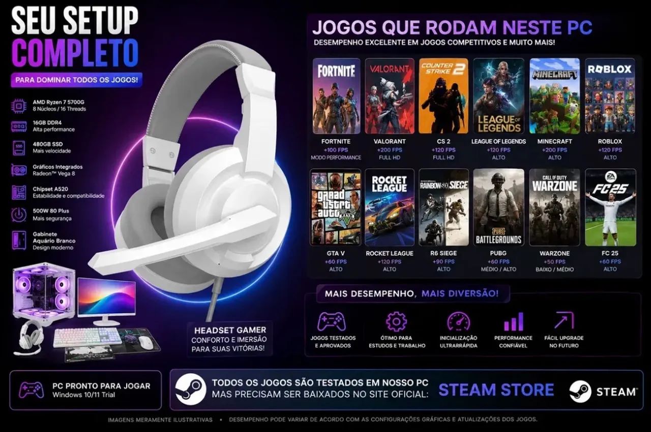 PC GAMER PRA VENDER LOGO - Foto 3
