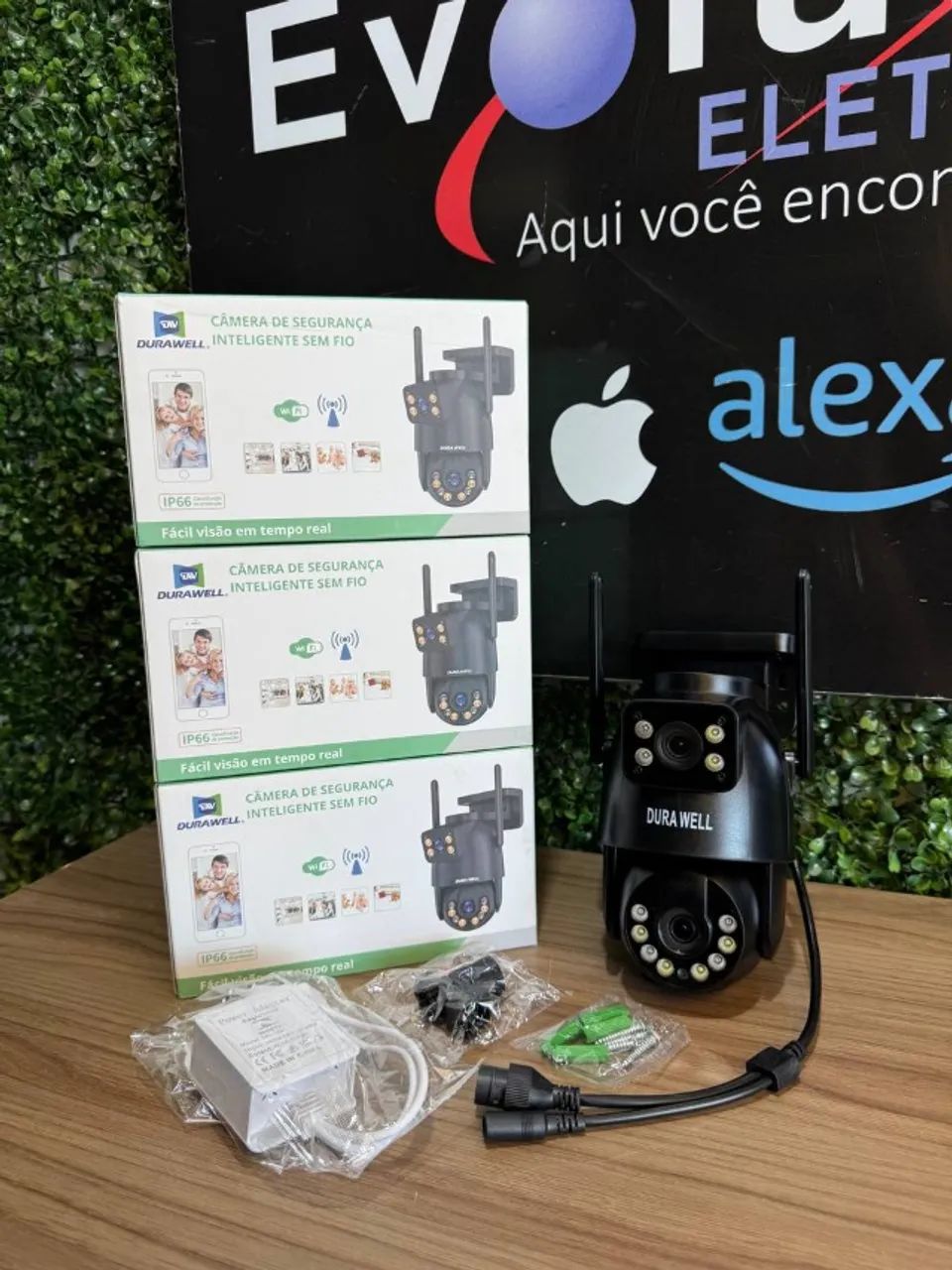 Câmera de Segurança Externa Lente Dupla Preta APP YOOSEE Durawell - PRODUTO NOVO - Foto 6