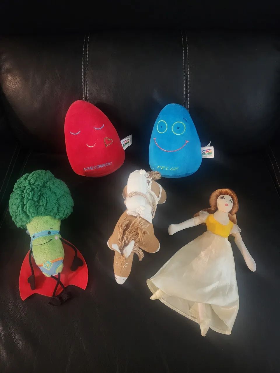 Kit 5 pelúcias variadas
