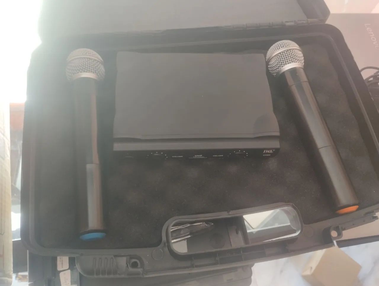 Kit de microfone sem fio jwl - Foto 3