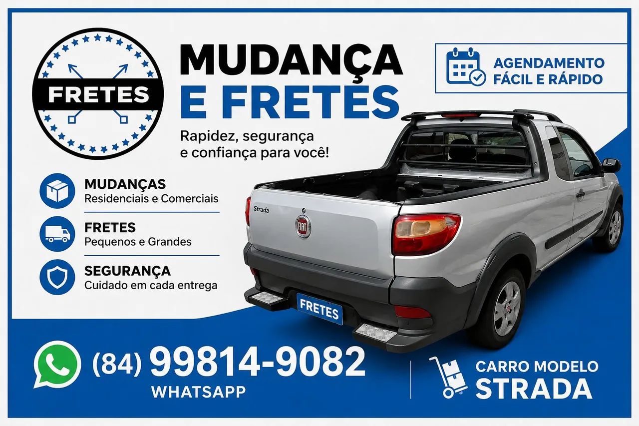 Frete, mudança, serviços gerais