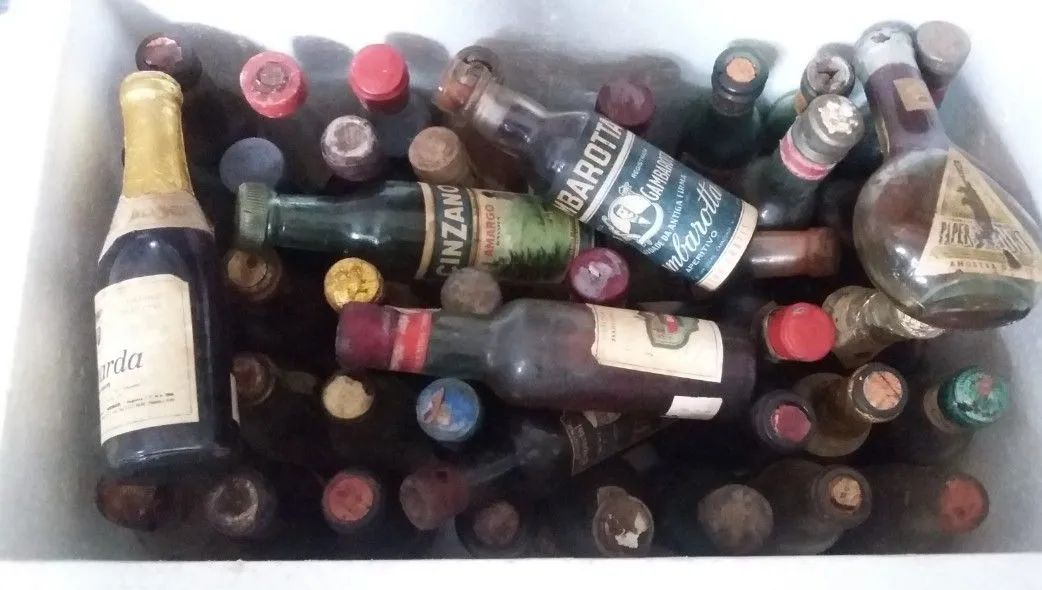 Mini garrafinhas antigas - Foto 4