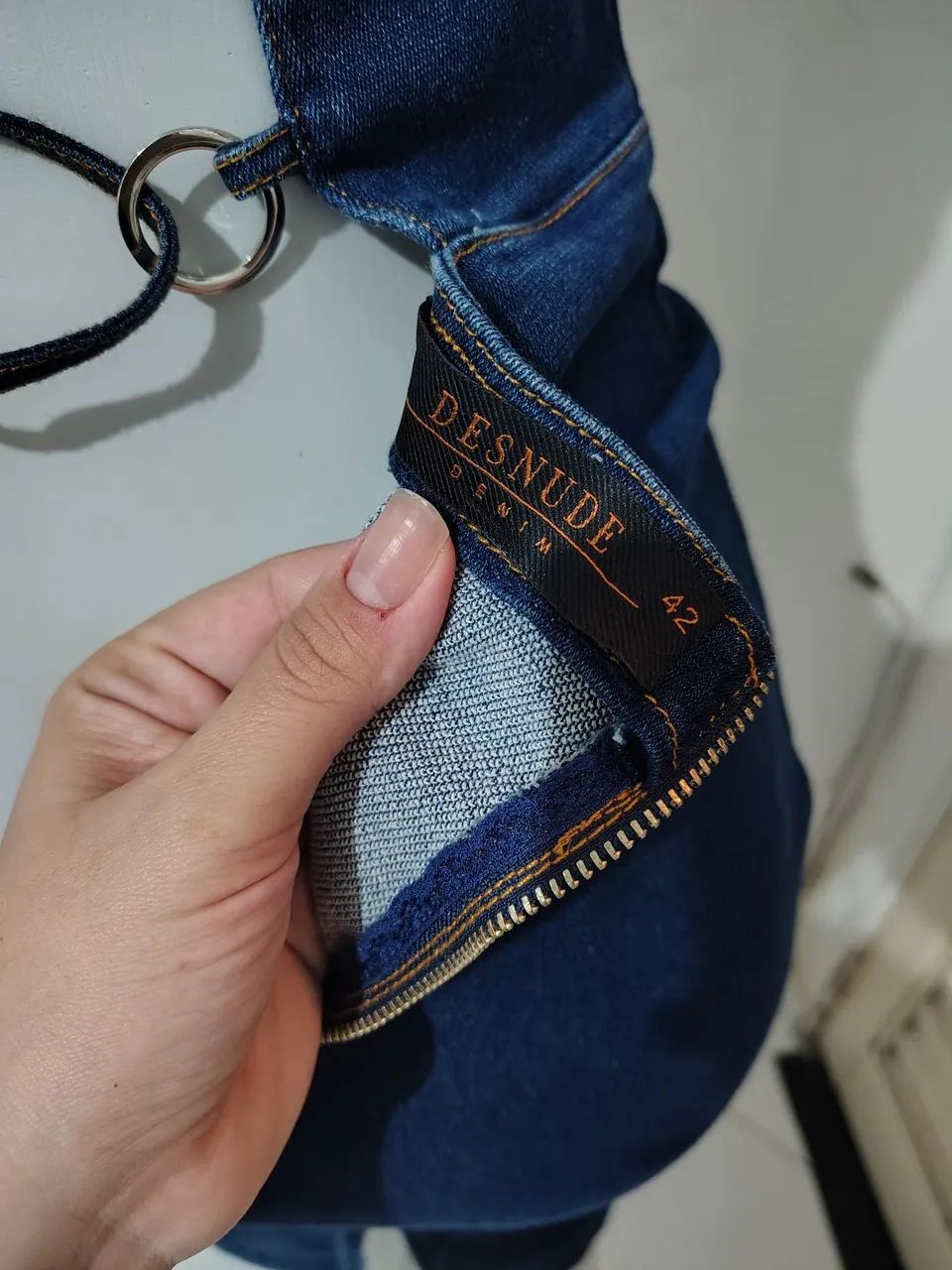 Vestido jeans desapego  - Foto 4