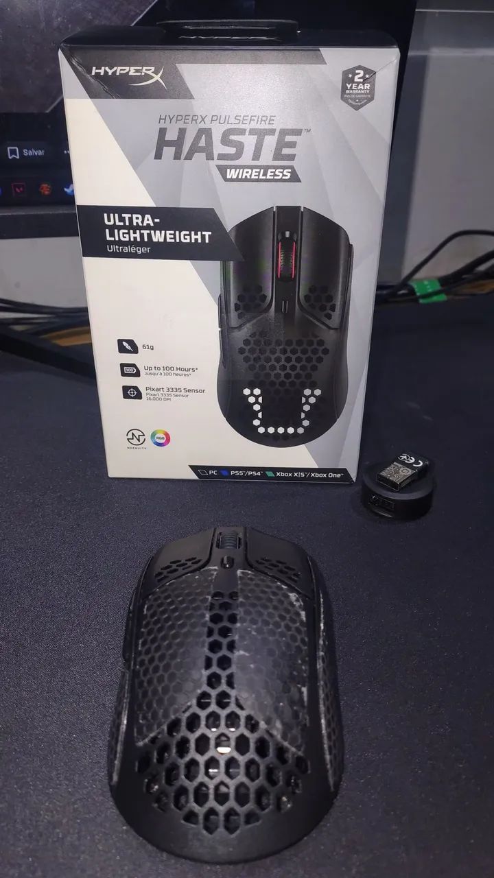 Mouse Hyperx Pulsifire Haste Wireless  - Foto 3