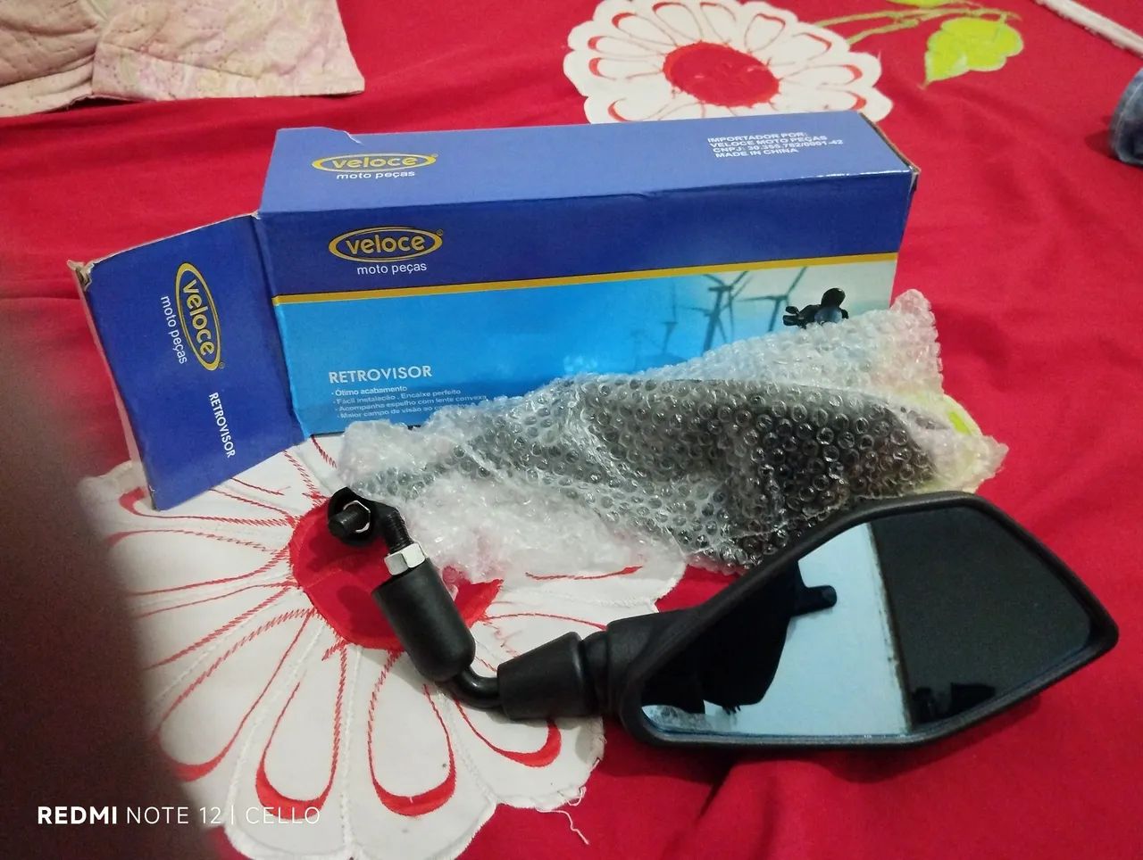 Retrovisor novo kavasaki, pega em qual quer CG 