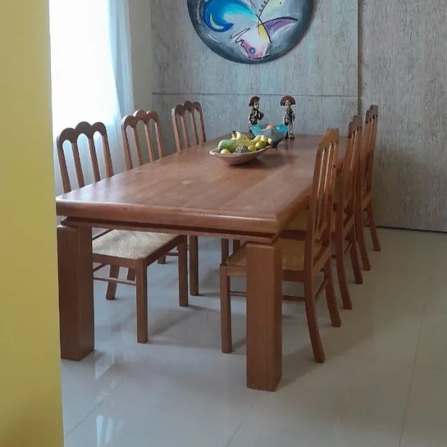 Mesa de Jantar Com 8 Cadeiras - Foto 2