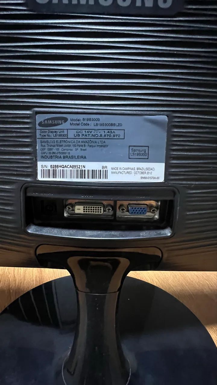 MONITOR Samsung LED + Cabos. DESAPEGO!!! - Foto 3