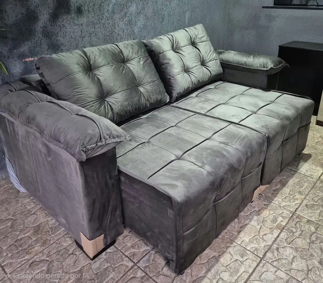 SOFA RETRATIL NOVO - ENTREGAMOS  - Foto 4