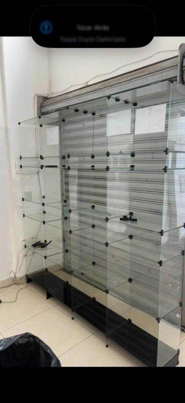 Prateleira de vidro distribuidora 