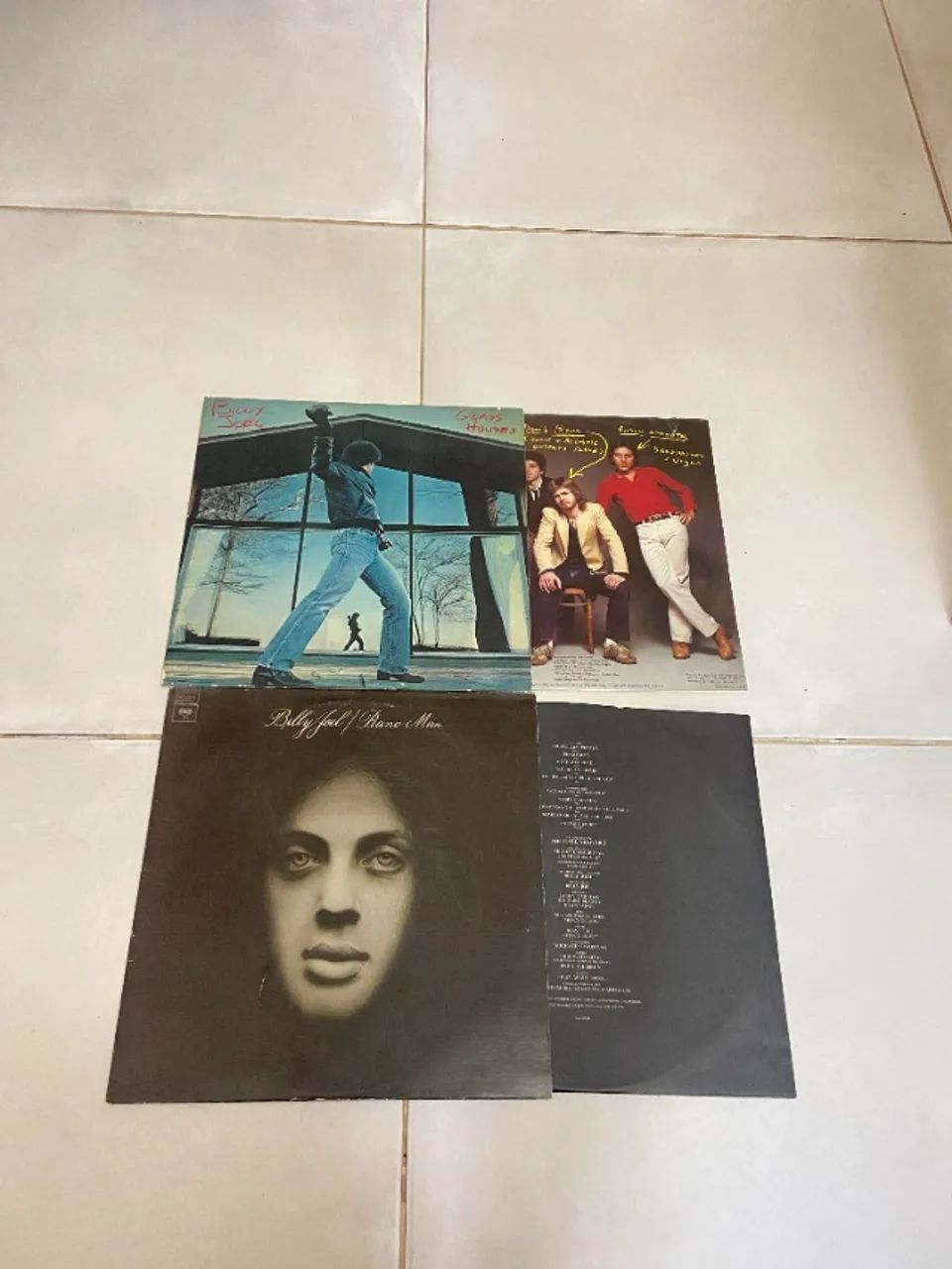 02 LP Vinil Billy Joel Glass House and Piano Man  - Foto 2