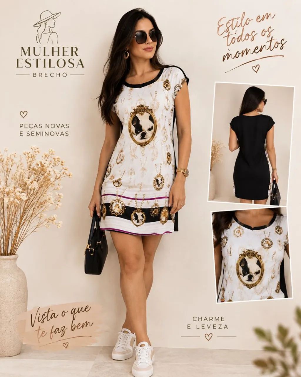 Vestido estampado  - Foto 2
