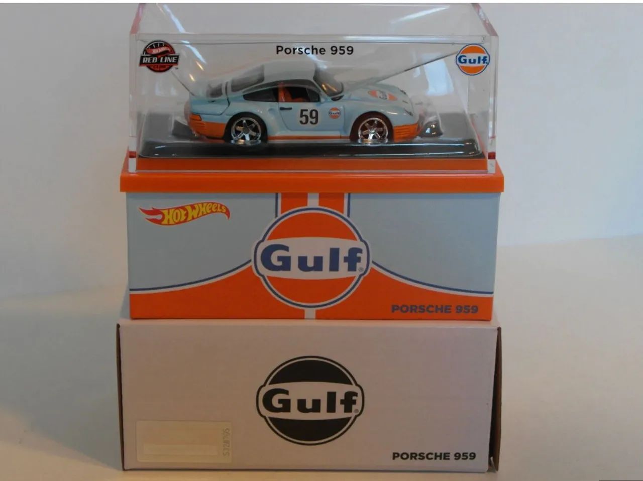 Hot Wheels Collectors RLC Exclusive Gulf Porsche 959 Azul Gulf