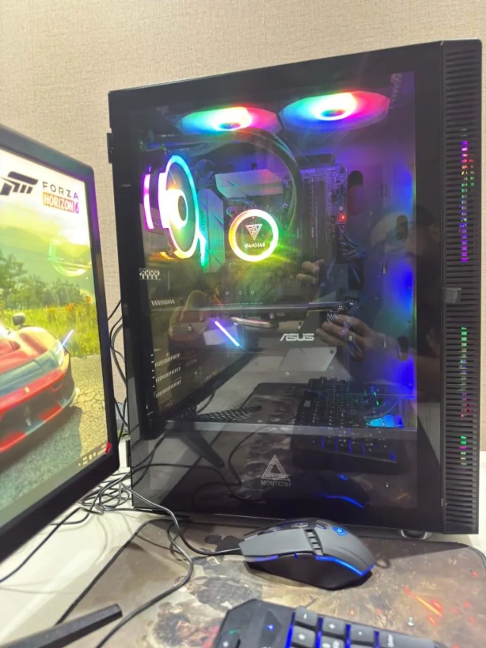 Troco vendo pc Gamer Intel Core i7 =16g =ssd512 =RX5500xt Toppp - Foto 5